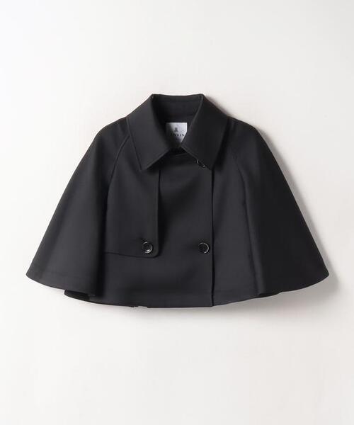 LANVIN en Bleu(ランバンオンブルー)の「ショートトレンチジャケット(トレンチコート・レディース・ブラック/キャメル・38)」の11枚目の写真