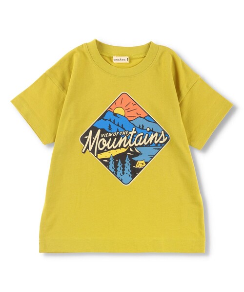 BRANSHES（ブランシェス）の「【プチプラ/吸水速乾】グラフィック半袖Tシャツ（Tシャツ/カットソー・キッズ・カーキオリーブ/マスタード/ブルー・90/100/110/120/130/140/150）」の18枚目の写真