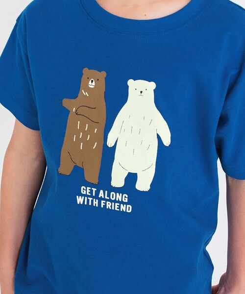 BRANSHES（ブランシェス）の「【プチプラ/吸水速乾】グラフィック半袖Tシャツ（Tシャツ/カットソー・キッズ・カーキオリーブ/マスタード/ブルー・90/100/110/120/130/140/150）」の15枚目の写真