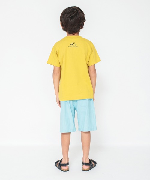 BRANSHES（ブランシェス）の「【プチプラ/吸水速乾】グラフィック半袖Tシャツ（Tシャツ/カットソー・キッズ・カーキオリーブ/マスタード/ブルー・90/100/110/120/130/140/150）」の10枚目の写真
