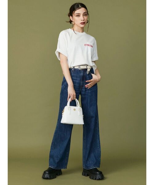 EVRIS(エヴリス)の「CONCEPTグラフィックTシャツ(Tシャツ/カットソー・レディース・グレー/ブラック/ホワイト・FREE)」の8枚目の写真