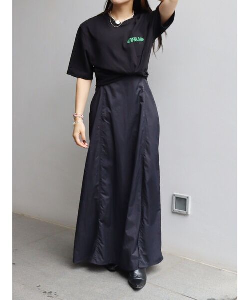 EVRIS(エヴリス)の「CONCEPTグラフィックTシャツ(Tシャツ/カットソー・レディース・グレー/ブラック/ホワイト・FREE)」の19枚目の写真