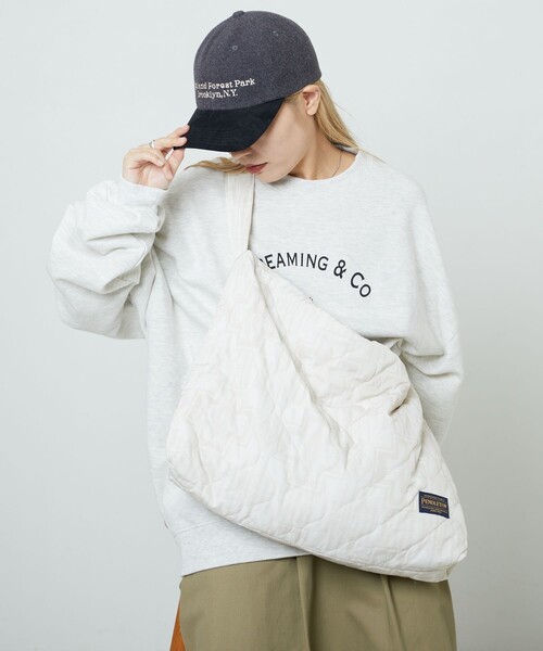 PENDLETON（ペンドルトン）の「PENDLETON × PUBLUX/ペンドルトン 別注キルティングニュースペーパーバッグ　限定展開（ショルダーバッグ・レディース・オフホワイト/ブラック/オリーブ/その他・ﾌﾘ-）」の11枚目の写真