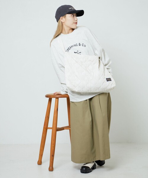 PENDLETON（ペンドルトン）の「PENDLETON × PUBLUX/ペンドルトン 別注キルティングニュースペーパーバッグ　限定展開（ショルダーバッグ・レディース・オフホワイト/ブラック/オリーブ/その他・ﾌﾘ-）」の14枚目の写真