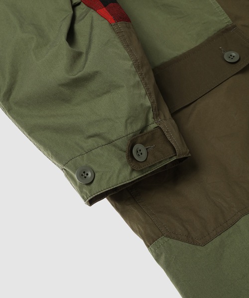 パッチワーク ミリタリーコート（モッズコート）｜COMME des