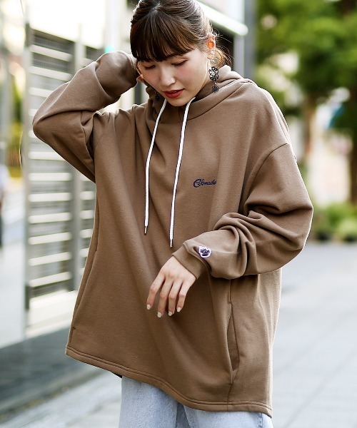 チチカカ（チチカカ）の「COBMASTER コラボ ルチャマスクコブベアプルオーバー【ユニセックス】（パーカー・メンズ・ブラウン/チャコールグレー・FREE）」の11枚目の写真