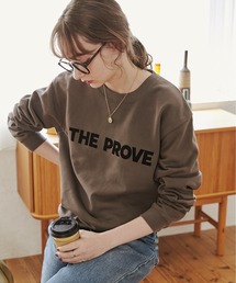 フロッキープリント / 箔 メタリック プリント ロゴ スウェット /トレーナー