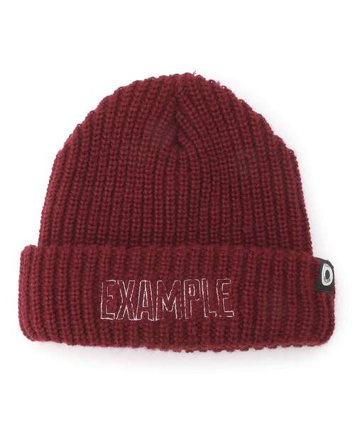 EXAMPLE（エグザンプル）の「EXAMPLE/エグザンプル/ LOGO KNIT CAP（ニットキャップ/ビーニー・メンズ・その他・00）」の2枚目の写真