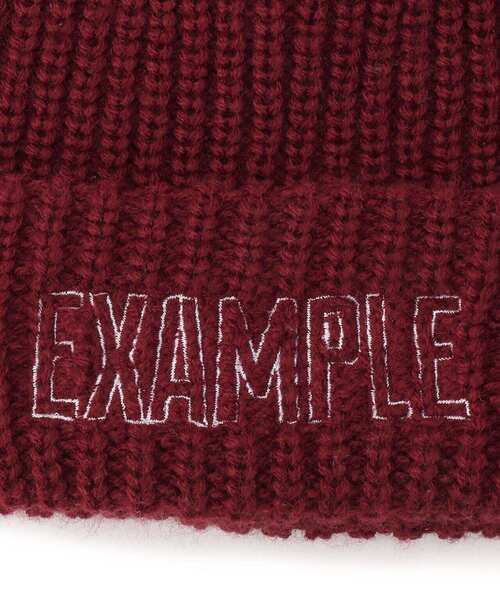 EXAMPLE（エグザンプル）の「EXAMPLE/エグザンプル/ LOGO KNIT CAP（ニットキャップ/ビーニー・メンズ・その他・00）」の5枚目の写真
