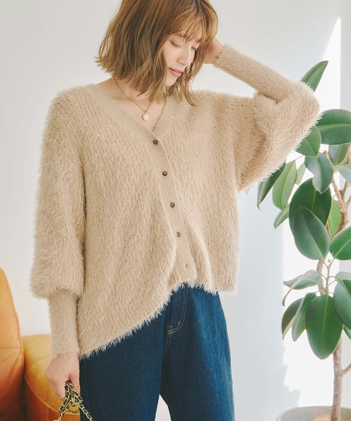 titivate（ティティベイト）の「ﾛﾝｸﾞﾘﾌﾞｼｬｷﾞｰﾆｯﾄｶｰﾃﾞｨｶﾞﾝ