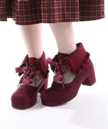 襟風折り返しブーティー