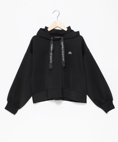 LOVETOXIC（ラブトキシック）の「ダンボールパーカ（パーカー・キッズ・オフホワイト/トップグレー/ブラック/サックスブルー・M/L/S）」の14枚目の写真