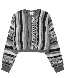 X-girl | JACQUARD KNIT TOP(ニット/セーター)