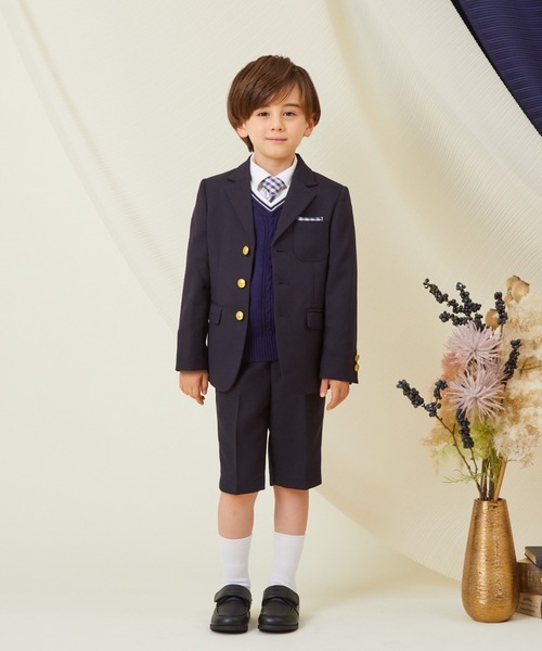 CHOPIN（ショパン）の「チルデンニットベスト（ベスト・キッズ・ネイビー/ホワイト・130cm/110cm/120cm）」の10枚目の写真