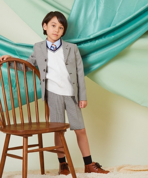 CHOPIN（ショパン）の「チルデンニットベスト（ベスト・キッズ・ネイビー/ホワイト・130cm/110cm/120cm）」の4枚目の写真