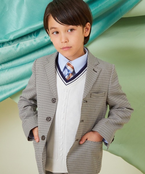 CHOPIN（ショパン）の「チルデンニットベスト（ベスト・キッズ・ネイビー/ホワイト・130cm/110cm/120cm）」の5枚目の写真