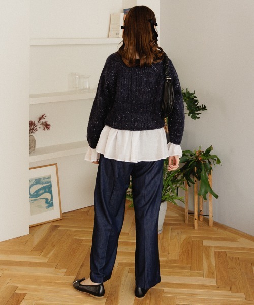 flower(フラワー)の「スイートフレアブラウス2(シャツ/ブラウス・レディース・ピンク/ホワイト・FREE)」の21枚目の写真