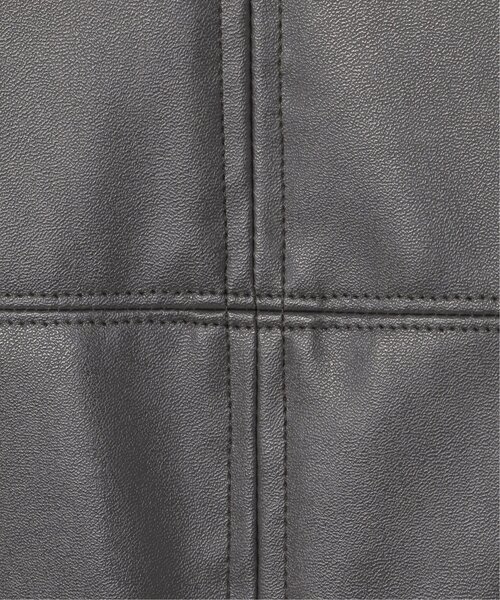 VENCEEXCHANGE(ヴァンスエクスチェンジ)の「フェイクレザーストレートスカート(スカート・レディース・チャコールグレー/ブラック・FREE)」の11枚目の写真