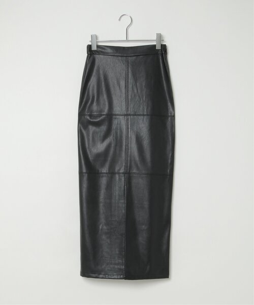 VENCEEXCHANGE(ヴァンスエクスチェンジ)の「フェイクレザーストレートスカート(スカート・レディース・チャコールグレー/ブラック・FREE)」の13枚目の写真