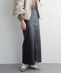 VENCEEXCHANGE | フェイクレザーストレートスカート(スカート)