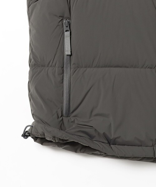 BEAMS/ テック ナイロン ダウンベスト　ブラック　サイズＬ BEAMS/ テック ナイロン ダウンベスト ブラック サイズL 【公式通販】