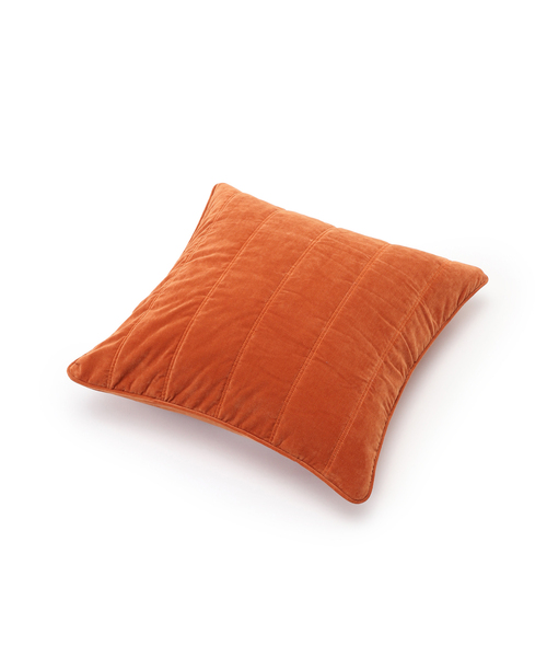 journal standard Furniture （ジャーナルスタンダードファニチャー）の「VELVETEEN CUSHION COVER クッションカバー45cm角（クッション/クッションカバー・レディース・オレンジ/ネイビー/ボルドー/ベージュ/アイボリー/イエロー・FREE）」の11枚目の写真