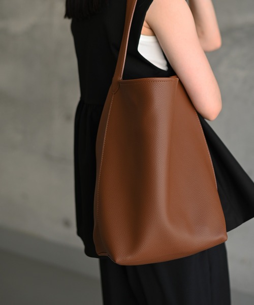 Marient(マリエント)の「One Handle Shoulder Bag(ショルダーバッグ・レディース・ブラック/ベージュ/ブラウン・FREE)」の3枚目の写真
