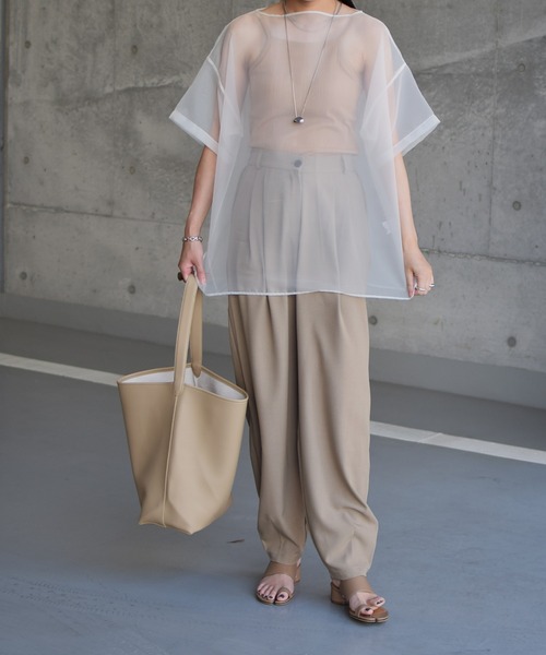 Marient(マリエント)の「One Handle Shoulder Bag(ショルダーバッグ・レディース・ブラック/ベージュ・FREE)」の16枚目の写真