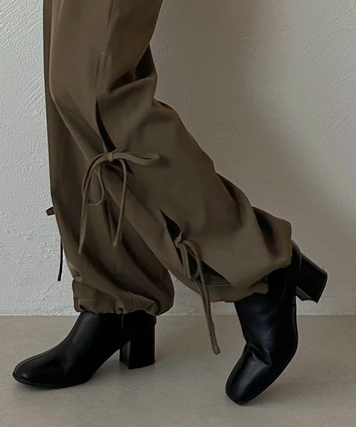 apres jour clair（アプレジュールクレア）の「【apres jour clair】サイドリボンカーゴパンツ【ZOZOTOWN限定アイテム】（その他パンツ・レディース・チャコールグレー/アイボリー/ブラウン系その他・X-LARGE/フリー）」の20枚目の写真