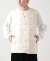 TAION(^CI)́yTAIONzTAION-001 V NECK BUTTON DOWN VEST(_ExXg)