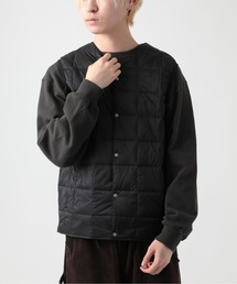 TAION(タイオン)の【TAION】TAION-001 V NECK BUTTON DOWN VEST(ダウンベスト)