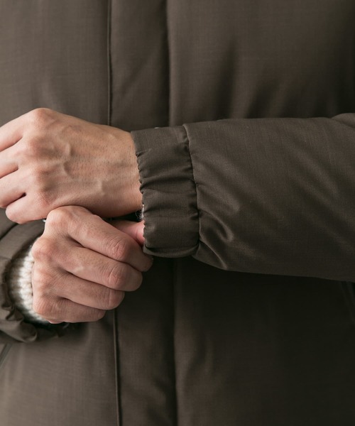 URBAN RESEARCH DOORS(アーバンリサーチドアーズ)の「『撥水』ウールブレンドラミネートダウンパーカー(ダウンジャケット/コート・メンズ・チャコールグレー/モカ/ブラック・MEDIUM/X-LARGE/LARGE)」の19枚目の写真