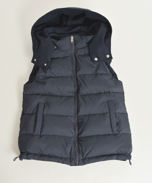 SHIPS for women（シップスフォーウィメン）の「リバーシブルダウンベスト◇（ダウンベスト・レディース・グレー/ネイビー・36/38）」の13枚目の写真
