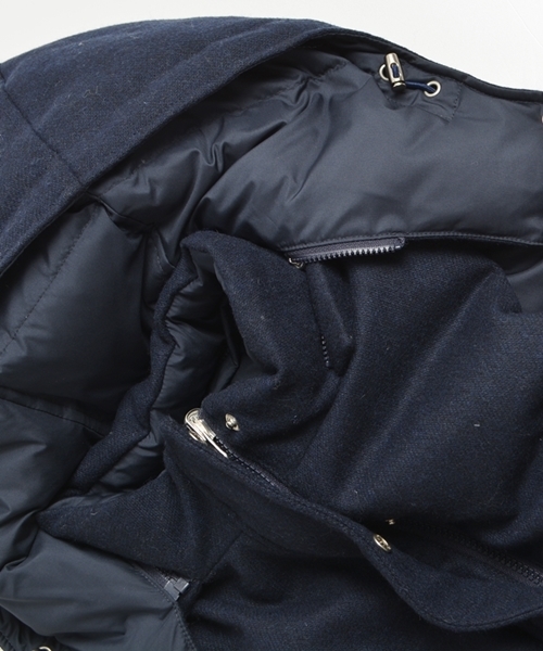 SHIPS for women（シップスフォーウィメン）の「リバーシブルダウンベスト◇（ダウンベスト・レディース・グレー/ネイビー・36/38）」の14枚目の写真