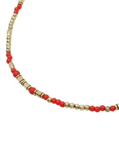 WEGO（ウィゴー）の「WEGO/カラービーズロングネックレス（ネックレス・メンズ・ターコイズブルー/ネイビー/レッド/ホワイト/ブラック・FREE）」の7枚目の写真