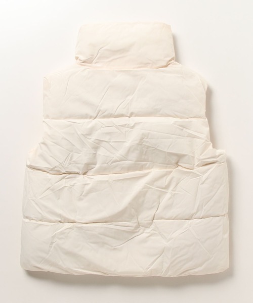 【ボリューム感が可愛い！秋冬コーデに】スタンドカラージップアップダウンベスト（ダウンベスト）｜Silly（シリー）