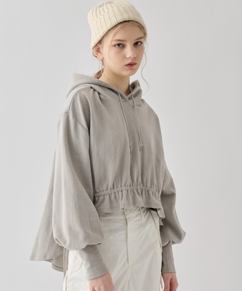 heart frill hoodie／ハートフリルフーディ（パーカー）｜idem