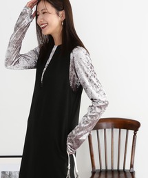 N.（N. Natural Beauty Basic） | ◆クラッシュベロアフィンガーホールカットソー(Tシャツ/カットソー)