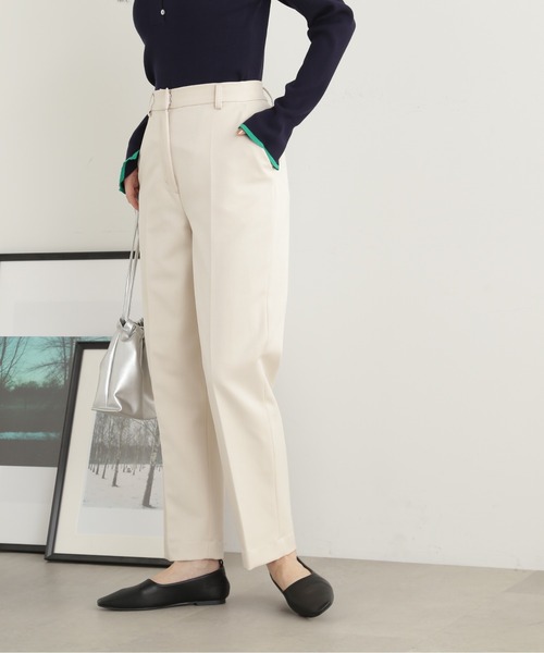 N.(N. Natural Beauty Basic)(エヌエヌナチュラルビューティーベーシック)の「【S Size Line】【セットアップ対応】◆センタープレステーパードパンツ(スラックス・レディース・オフホワイト/ブラック/グレー・SMALL/MEDIUM)」の5枚目の写真