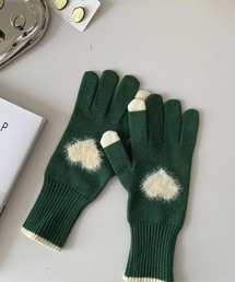 aimoha（アイモハ）の「バイカラーハートファーグローブ (AW)（手袋）」