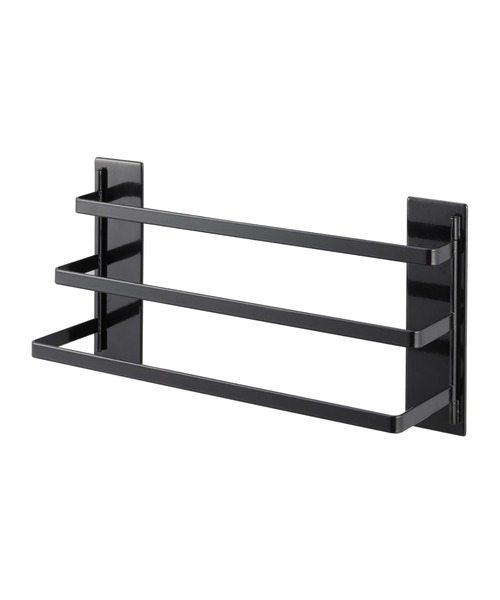 tower（タワー）の「tower（タワー）洗濯機前マグネットタオルハンガー ３連（バス/トイレグッズ・レディース・ブラック/ホワイト・ONE SIZE）」の4枚目の写真