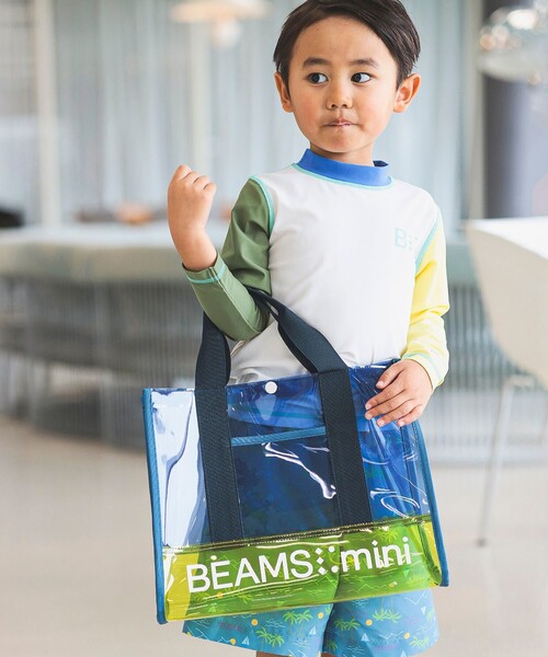 BEAMS mini（ビームスミニ）の「BEAMS mini / カラー PVC プールバッグ 24SS（トートバッグ・キッズ・ピンク/ブルー・ONE SIZE）」の16枚目の写真