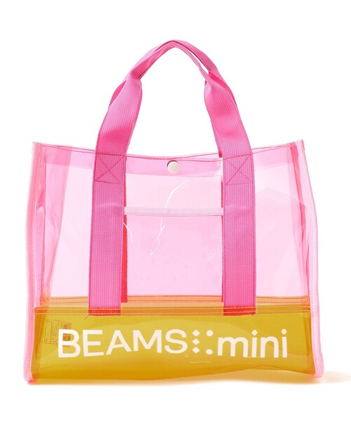 BEAMS mini（ビームスミニ）の「BEAMS mini / カラー PVC プールバッグ 24SS（トートバッグ・キッズ・ピンク/ブルー・ONE SIZE）」の15枚目の写真