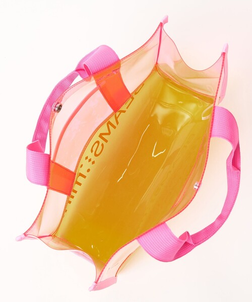 BEAMS mini（ビームスミニ）の「BEAMS mini / カラー PVC プールバッグ 24SS（トートバッグ・キッズ・ピンク/ブルー・ONE SIZE）」の10枚目の写真