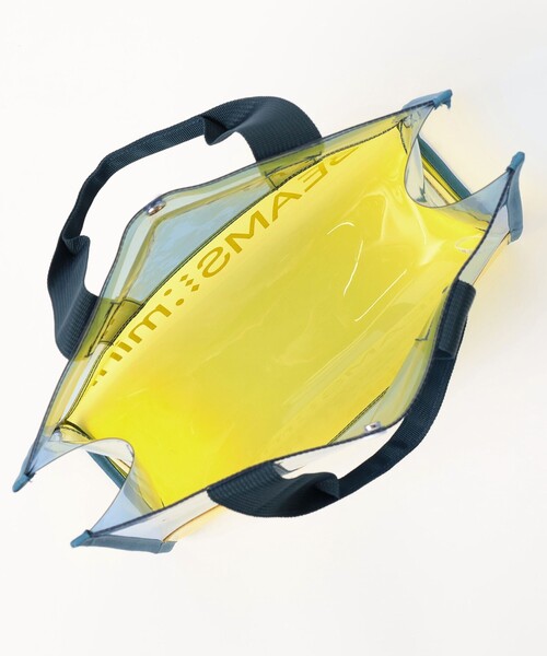 BEAMS mini（ビームスミニ）の「BEAMS mini / カラー PVC プールバッグ 24SS（トートバッグ・キッズ・ピンク/ブルー・ONE SIZE）」の7枚目の写真