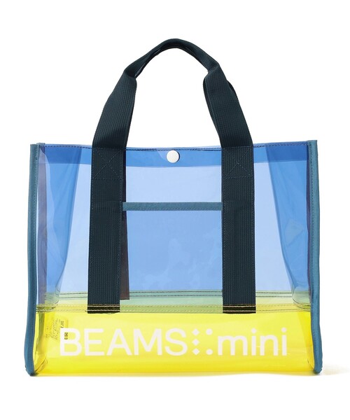 BEAMS mini（ビームスミニ）の「BEAMS mini / カラー PVC プールバッグ 24SS（トートバッグ・キッズ・ピンク/ブルー・ONE SIZE）」の21枚目の写真