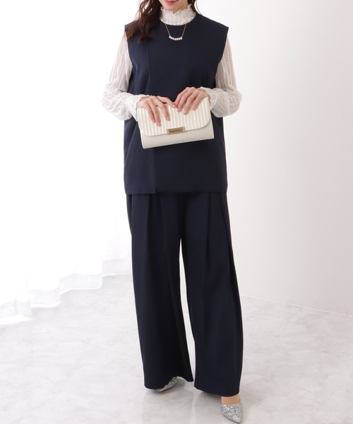 Lace Ladies(レースレディース)の「メタリック バックル プリーツ クラッチ バッグ(クラッチバッグ・レディース・アイボリー/ブラック/グレー・FREE)」の22枚目の写真