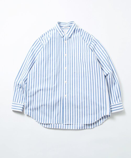 417 EDIFICE（フォーワンセブンエディフィス）の「〇ストライプB.Dシャツ（シャツ/ブラウス・メンズ・ライトブルー/エメラルドブルー/ブルー/ブルー系その他・SMALL/MEDIUM/LARGE）」の10枚目の写真