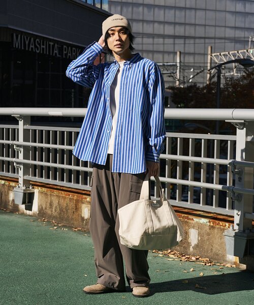 417 EDIFICE（フォーワンセブンエディフィス）の「〇ストライプB.Dシャツ（シャツ/ブラウス・メンズ・ライトブルー/エメラルドブルー/ブルー/ブルー系その他・SMALL/MEDIUM/LARGE）」の15枚目の写真