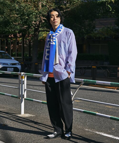 417 EDIFICE（フォーワンセブンエディフィス）の「〇ストライプB.Dシャツ（シャツ/ブラウス・メンズ・ライトブルー/エメラルドブルー/ブルー/ブルー系その他・SMALL/MEDIUM/LARGE）」の16枚目の写真